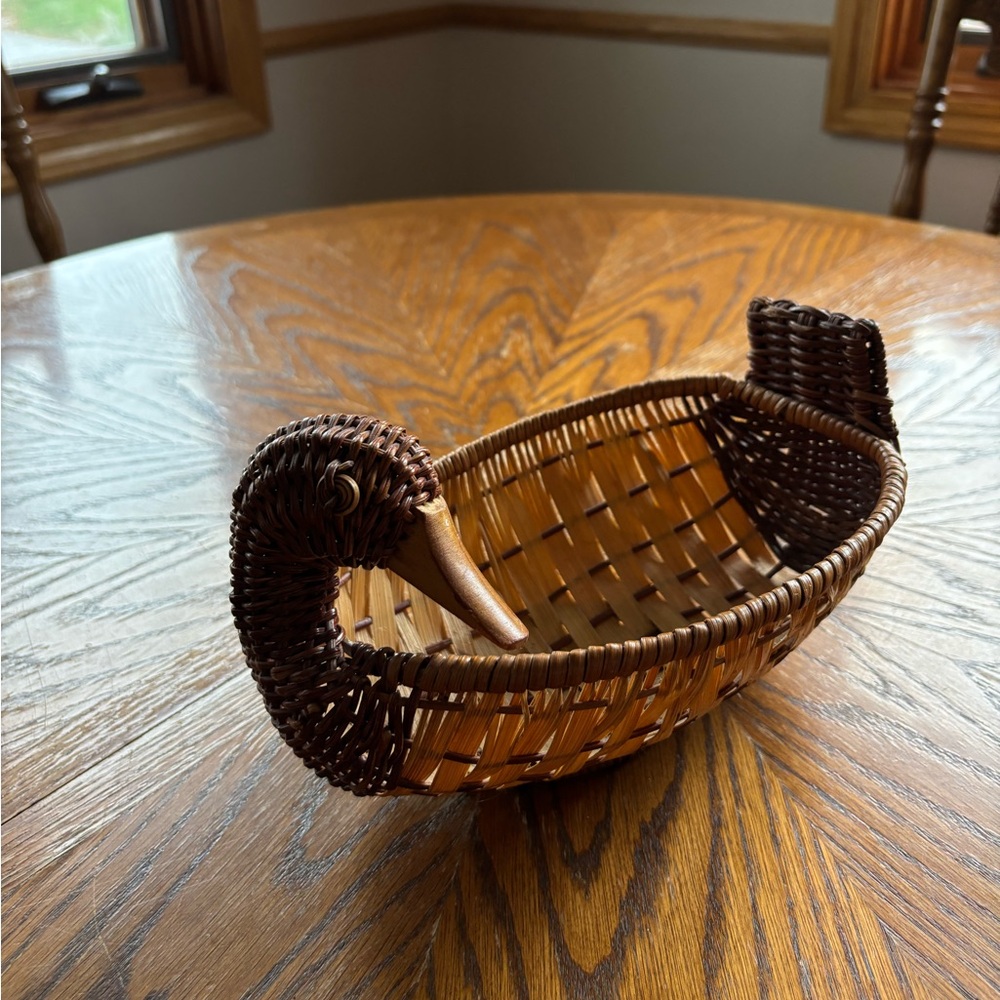 Wicker Duck Basket